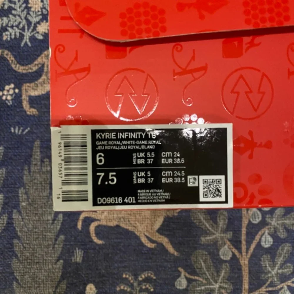 New Nike Kyrie Infinity TB Mens Size 6 with Box